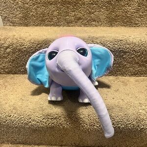 Juno My Baby Elephant interactive moving trunk - mouse and peanut not included